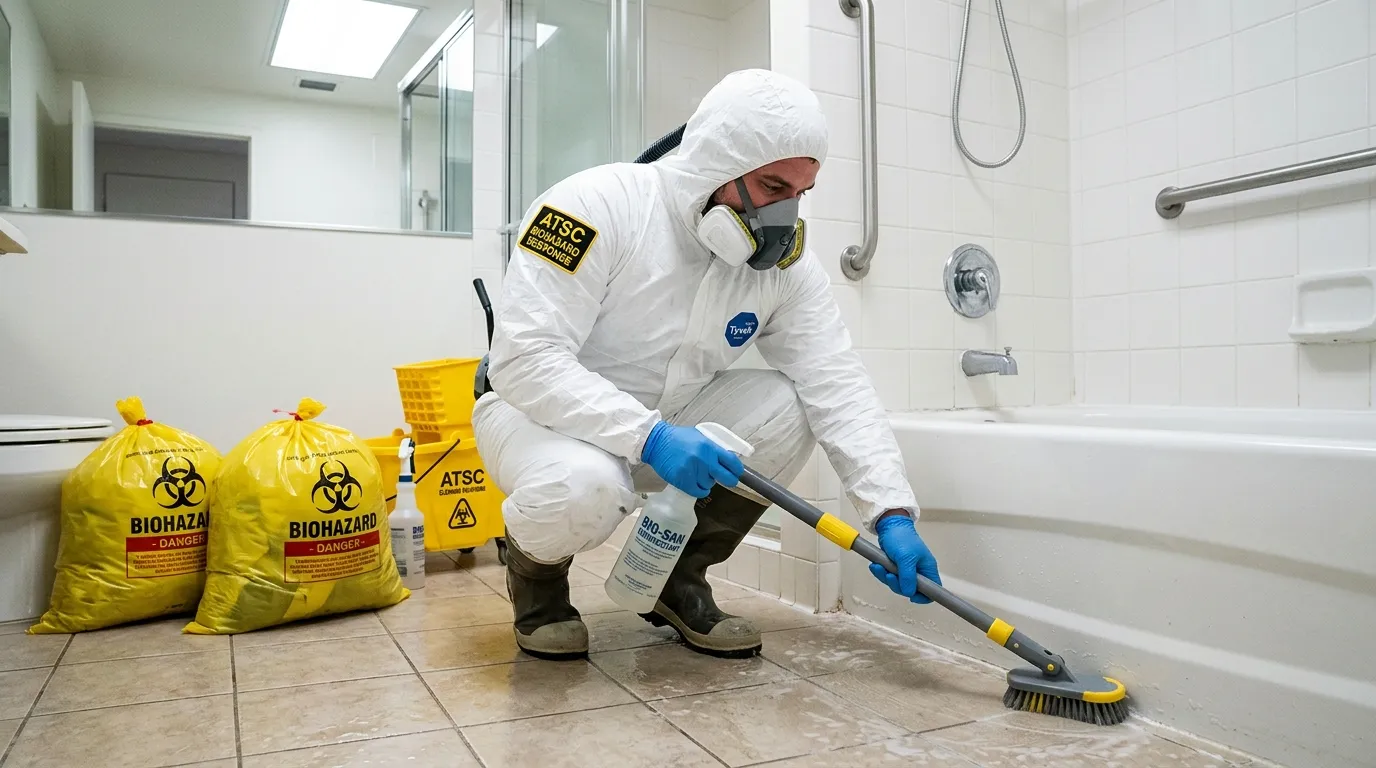 Decontamination equipment deployed for Blood Cleanup in Sandwich